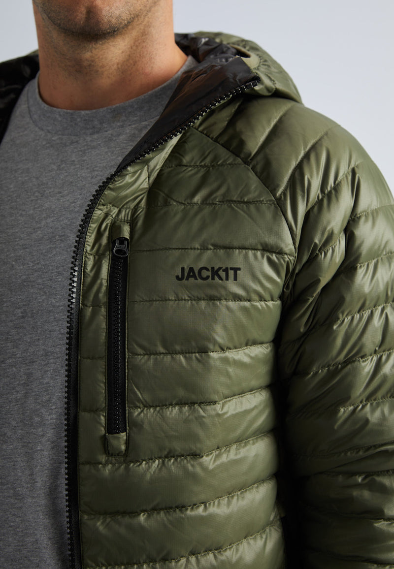 SATEL1TE Hooded Down Jacket