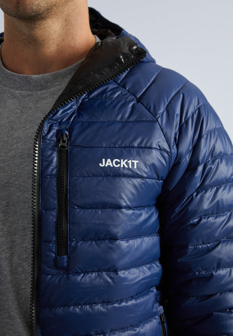 SATEL1TE Hooded Down Jacket