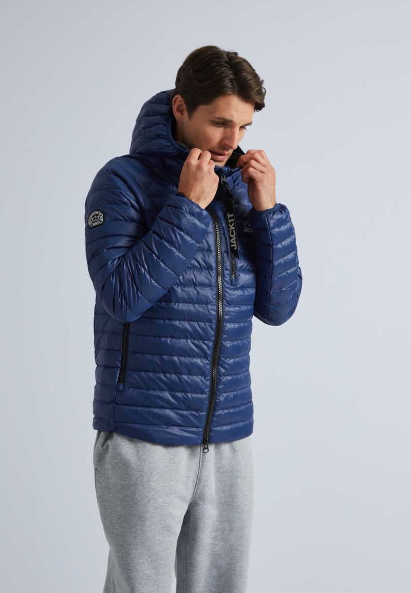 SATEL1TE Hooded Down Jacket