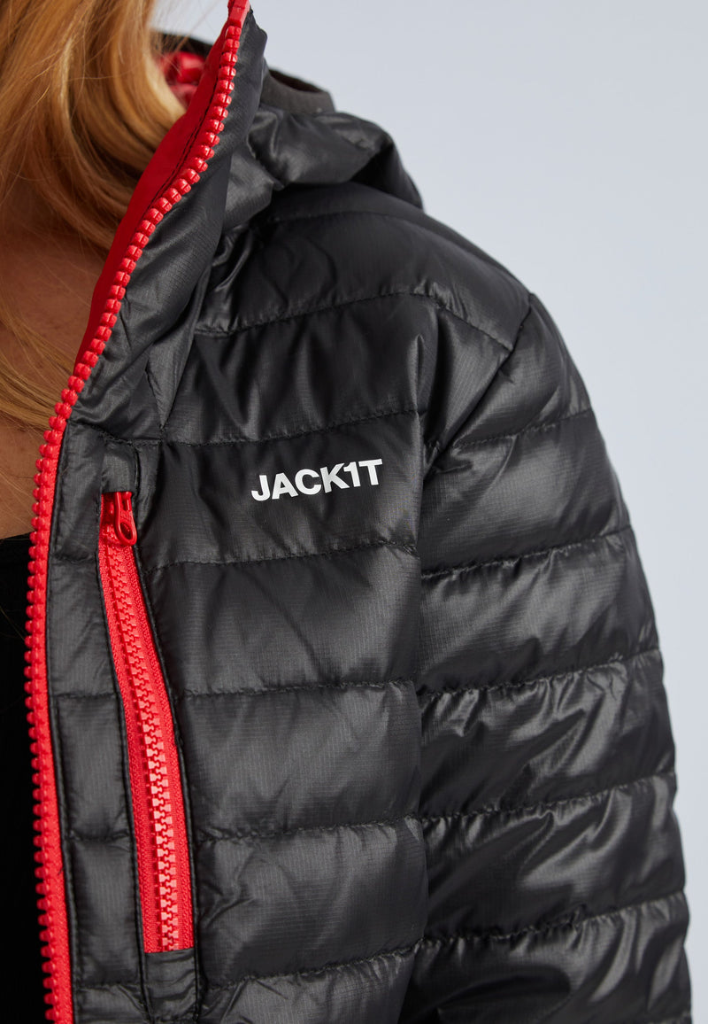 SATEL1TE Hooded Down Jacket