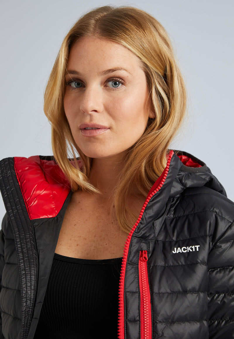 SATEL1TE Hooded Down Jacket