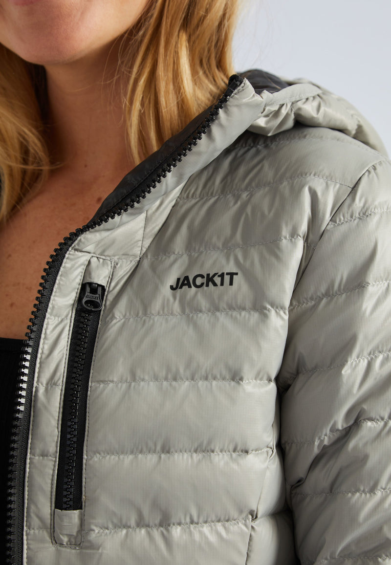 SATEL1TE Hooded Down Jacket