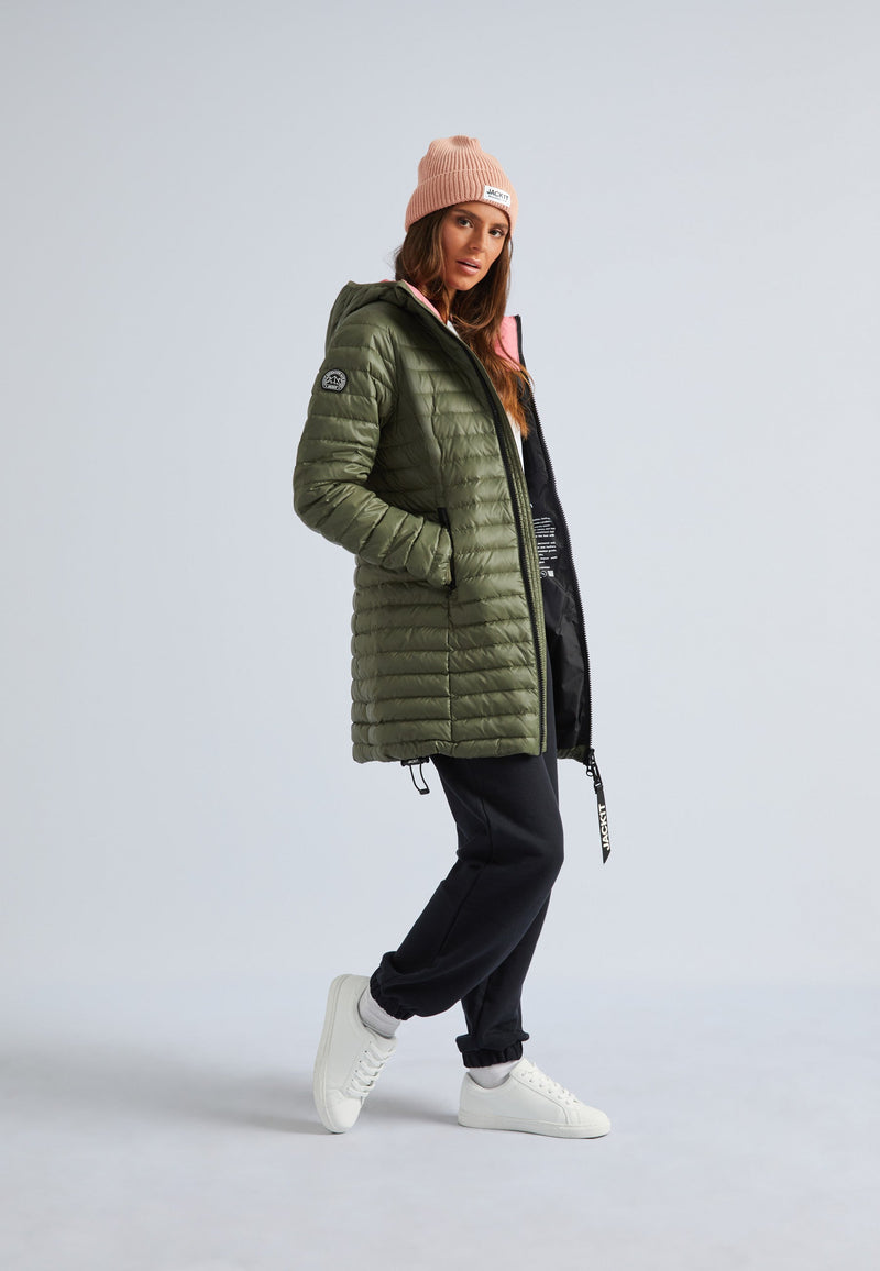 SATEL1TE Longline Down Coat