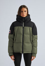 Luna Down Hooded Puffer Jacket