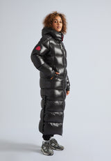 EZ Slick Puffer Hooded Ultra Long Jacket