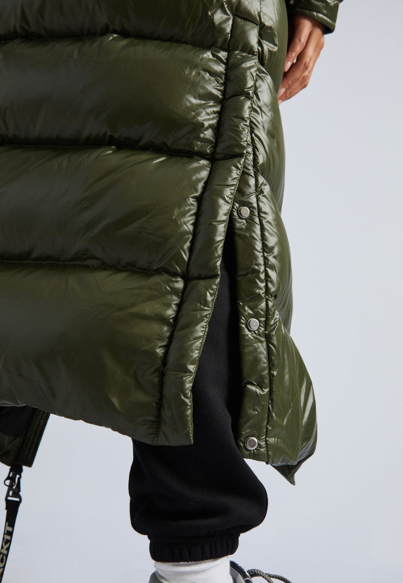 EZ Slick Puffer Hooded Ultra Long Jacket