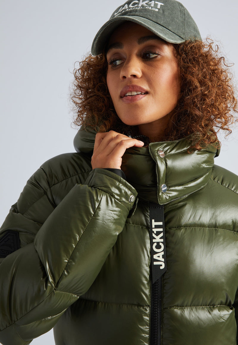 EZ Slick Puffer Hooded Ultra Long Jacket