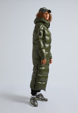 EZ Slick Puffer Hooded Ultra Long Jacket